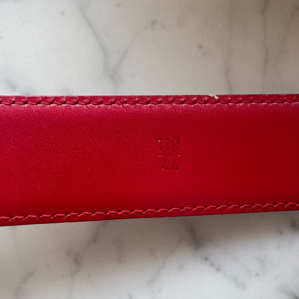 LOUIS VUITTON Yellow Epi Belt Size 110 or 44 in - Picture 9 of 9